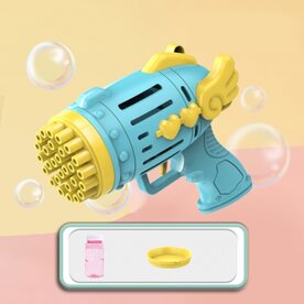 Bubble Angle machine - bubble blowing machine - 28 hole - blue