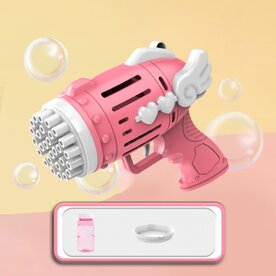 Bubble Angle machine - bubble blowing machine - 28 hole - Pink