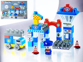 Building Blocks Police - Bouwblokjes politiebureau set - 40 stuks