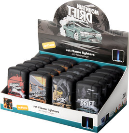 Jetflame - turbo aanstekers  - windproof aansteker - 20 stuks in display