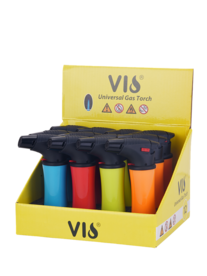 Cr&egrave;me Br&ucirc;l&eacute;e brander - turbo vlam - 12 branders - Wind aanstekers