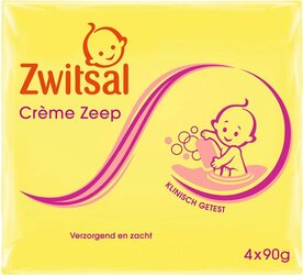 Zwitsal Cr&egrave;me Soap 4-pak - 360 gram
