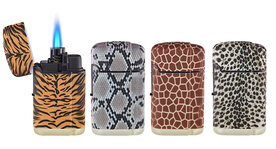 Jet Flame aanstekers  - 4 x turbo aansteker - 360&deg; Animal print - soft touch