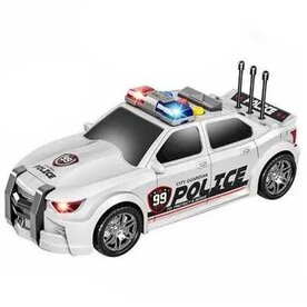 Police car 99 USA - police car with friction motor - sound and light effects - 24CM
