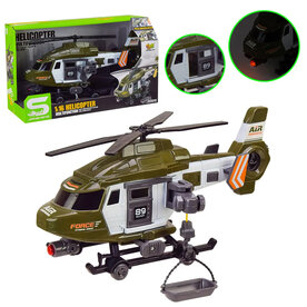 Army Force - toy attack helicopter - chopper - with light and sound 29CM