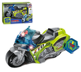 Motorcycle Race ZTO - toy motorcycle - sound, light and friction motor - 1:16