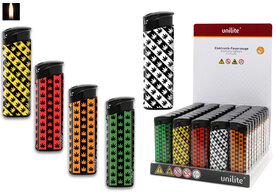 Klik Aanstekers 50 stuks navulbaar- elektronische aansteker met marijuana print