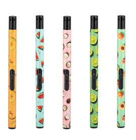 Gas aanstekers - Fruit- 5 stuks - navulbaar - TOM&reg;
