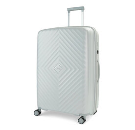 Koffer - Rock - Parel Wit - TSA slot - Siliconen/Polypropyleen - 73 x 49 x 31/34 cm