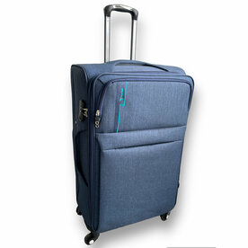 Polyester suitcase - Europe Travel - soft fabric - large 68CM