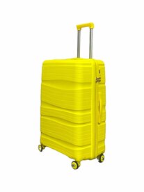 Travel suitcase - luggage - yellow - silicone 65CM