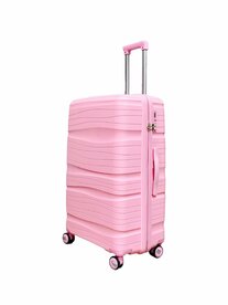 Travel suitcase - luggage - pink - silicone 65CM
