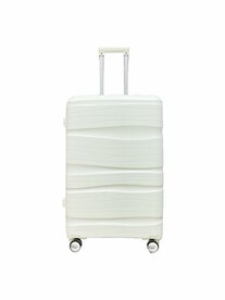 Koffer - Groot - Siliconen/Polypropyleen - Wit - 75CM