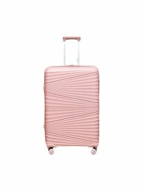 Large suitcase pink 65cm - up to 28kg - 4 wheels 360 degree spinner