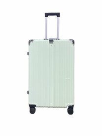 Hard shell suitcase, PC ABS aluminum&nbsp;&nbsp;Light green 85L Large size L