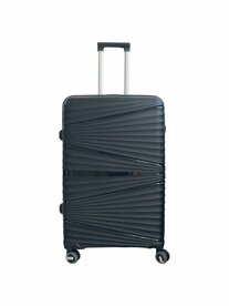 Large XL suitcase black 75cm - up to 35kg - 4 wheels 360 degree spinner