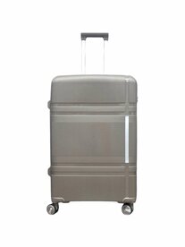 Large suitcase 65cm - up to 28kg - 4 wheels 360 degree spinner (coffee) - 100% polypropylene - 2025 edition