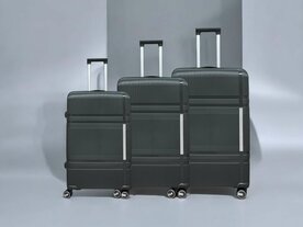 Suitcases - Luxury - Set of 3 - dark grey - 55/65/75 cm - 100% polypropylene - 2025 edition