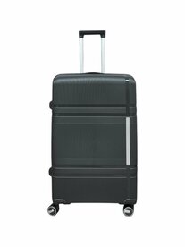 Large XL suitcase dark gray 75cm - up to 35kg - 4 wheels 360 degree spinner