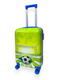 Children&#039;s Suitcase - Football Print - Hand Luggage - combination lock