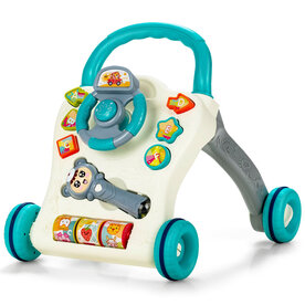 Baby Walker - Educatief Babyspeelgoed - met muziek en lichtjes - baby loopspeelgoed blauw