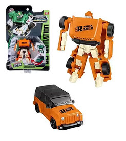 Fighter Warrior Bots  - Suba Racer - 2-in-1 Transformable Robot &amp; Car Orange