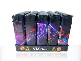 Klik Aanstekers 50 in tray navulbaar- laser print - deal aanstekers