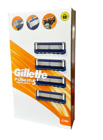 Gillette Fusion 5 Sport - 4 Pak Scheermesjes 
