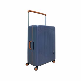 Hardcase suitcase Steel Blue Large - 65 cm - TSA Lock - wide handle Bubule