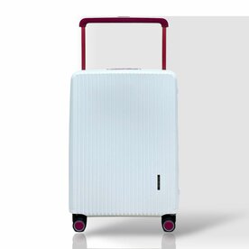 Bubule Hardcase suitcases white extra large XL 76 cm - 95L - TSA Lock - wide handle