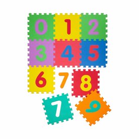 Foam Speelmat met Cijfers - Baby Puzzelmat Speelkleed voor kinderen 10 tegels