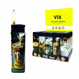 Aanstekers 50 stuks - Koffie print - klik aansteker - Coffee