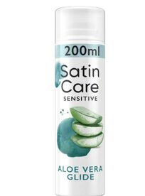 Gillette Satin Care Scheergel Sensitive - Aloe vera voor de Gevoelige Huid