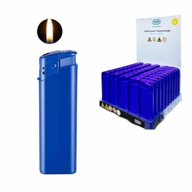 Blauw Bedrukbare Aansteker blanco - 50 stuks &ndash; kliksysteem - TOM&reg;
