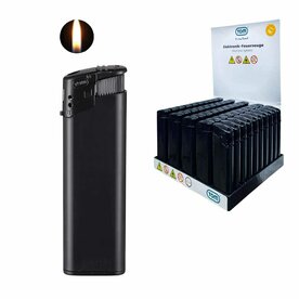 Zwart Bedrukbare Aansteker blanco - 50 stuks &ndash; kliksysteem - TOM&reg;