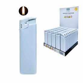 Witte Bedrukbare Aansteker blanco - 50 stuks &ndash; kliksysteem - TOM&reg;