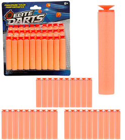 Elite Darts 30x Suction Cup Darts for Nerf Guns - darts - orange