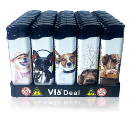 Aanstekers Klik 50 stuks hondjes print