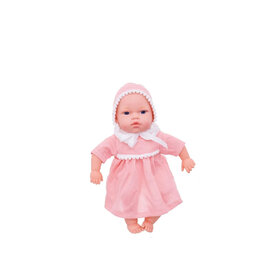 Babypop Bonnie - Schattige en zachte knuffel baby pop  - maakt 12 babygeluiden - 30.5CM