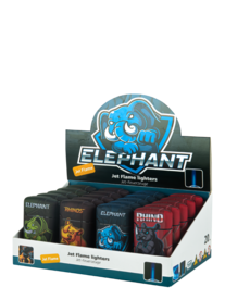 Turbo jet flame aanstekers - 20 stuks - Elephant - wind aansteker