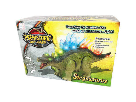 Dinosaur toy - Ceratopia - with light and Dino sound 35 CM