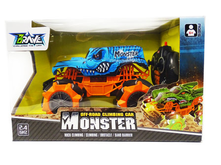 RC Monster Car off-road BRAVE- Rock Climbing Truck- radio grafisch Auto 2.4ghz