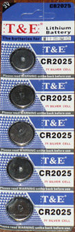 CR2025 3V Knoopcel batterijen | 5 stuks in pak 