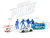 Politie speelfiguren set - Police City Hero - speelgoed politie set 11 stuks
