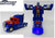 Robot Truck 2 in 1 Robot and Truck Transform Vehicle - LED Light and Sound 24CM