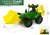Tractor met frontlader en graafmachine - Hollandse landbouw tractor - Geluid en lichtjes ( 40CM) Farmer truck