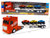Super truck vrachtwagen - autotransporter met 3 mini auto's - 55CM