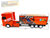 Vrachtwagen speelgoed met oplegger - Transport vrachtwagen speelgoed - 40CM