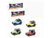 Speelgoed mini jeep auto's set - 2 stuks - model auto's Die Cast - mini alloy voertuigen set