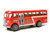 Brandweer bus - Speelgoed busje brandweerwagen - pull-back drive - 13.5CM